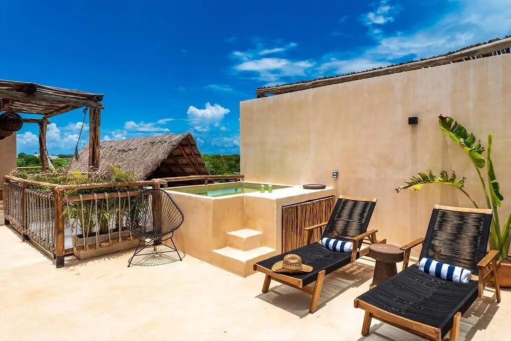 @Villa.Akbal- 2Bd Rooftop W/ Open Dinning Room Tulum Mexiko