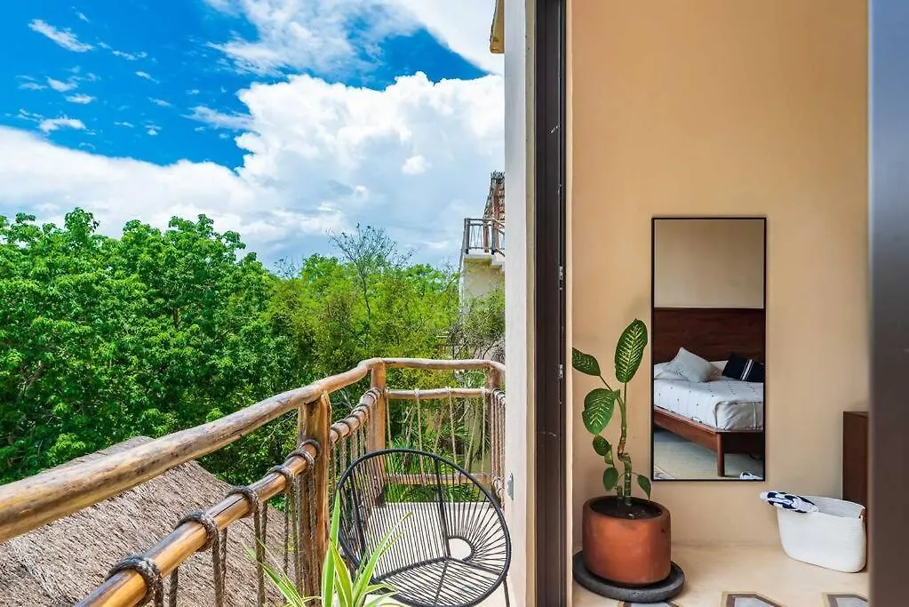 @Villa.Akbal- 2Bd Rooftop W/ Open Dinning Room Tulum Lejlighed