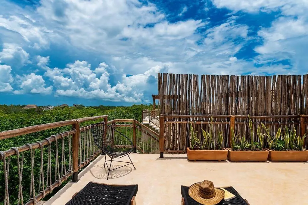 @Villa.Akbal- 2Bd Rooftop W/ Open Dinning Room Tulum Lejlighed
