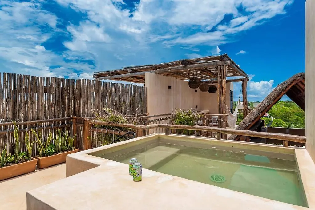 Lejlighed @Villa.Akbal- 2Bd Rooftop W/ Open Dinning Room Tulum Mexico