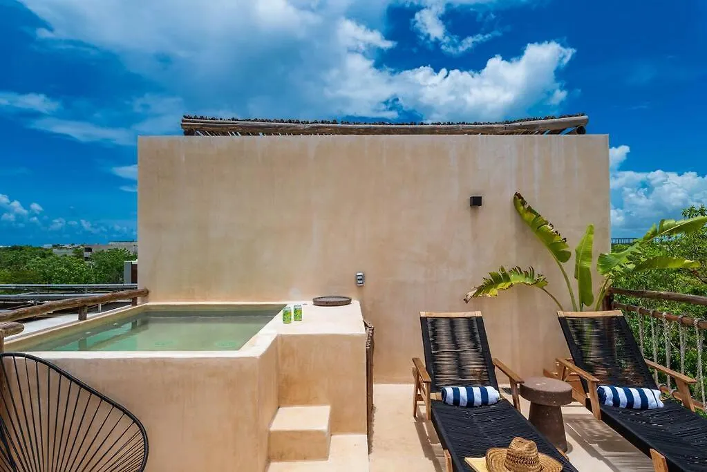 Apartmán @Villa.Akbal- 2Bd Rooftop W/ Open Dinning Room Tulum