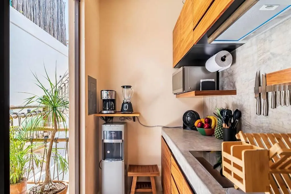 アパート @Villa.Akbal- 2Bd Rooftop W/ Open Dinning Room トゥルム